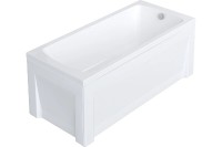 Акриловая ванна Alex Baitler Onega 140x60 см, встраиваемая, белая, с каркасом