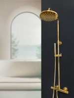 Душевая стойка AltroBagno Costanza 0302 Or золото Душевая стойка AltroBagno Costanza 0302 Or золото