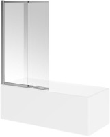 Шторка на ванну KERAMA MARAZZI Vetro VE.100.BSD.CR 100x150, профиль хром