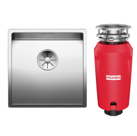 Комплект Мойка Blanco Claron 400-U + Измельчитель Franke