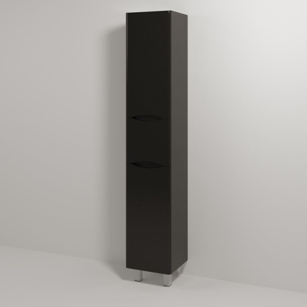 Шкаф пенал для ванной Vod-Ok Adel 30 L, черный