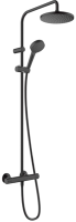Душевая стойка Hansgrohe Vernis Blend Showerpipe 26426670 черный матовый