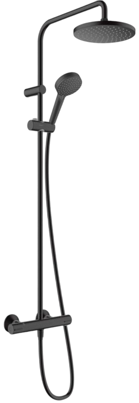 Душевая стойка Hansgrohe Vernis Blend Showerpipe 26426670 черный матовый