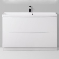 Тумба с раковиной BelBagno Marino 90 bianco lucido, напольная