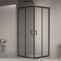 Душевой уголок RGW Passage PA-030B 900x900x1950, профиль черный