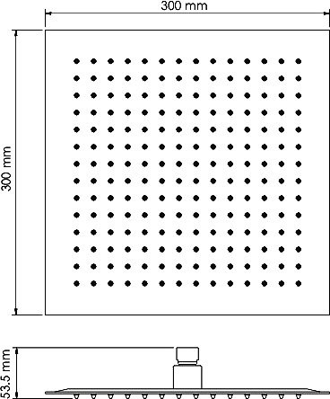 Душевой комплект Смеситель Wasserkraft Aller 10641 С ВНУТРЕННЕЙ ЧАСТЬЮ + Гарнитур A145 + Подключение A124 + Душ A118 + Кронштейн A090