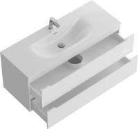 Тумба с раковиной BelBagno Etna 120 bianco lucido, раковина BB-8099-120