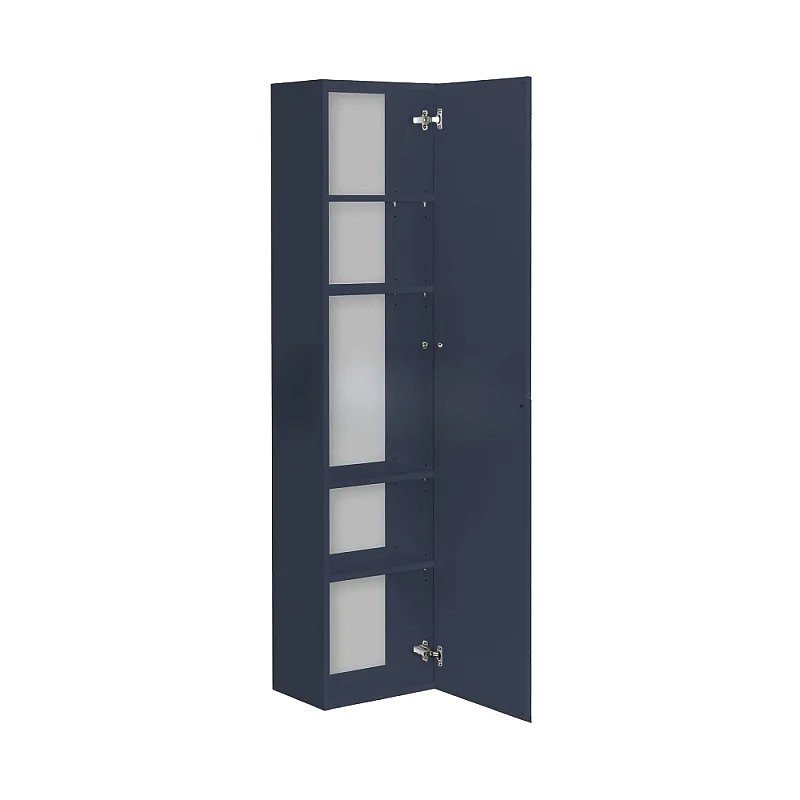 Шкаф-пенал для ванной Roca Domi ZRU9307869 синий матовый