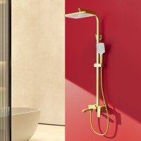 Душевая стойка Raglo R01.24.03 сатин золотой Душевая стойка Raglo R01.24.03 сатин золотой