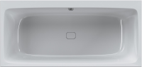 Акриловая ванна AM.PM Func 170x80 см, пристенная, белая, с каркасом