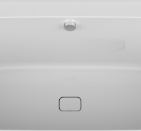 Акриловая ванна AM.PM Func 170x80 см, пристенная, белая, с каркасом