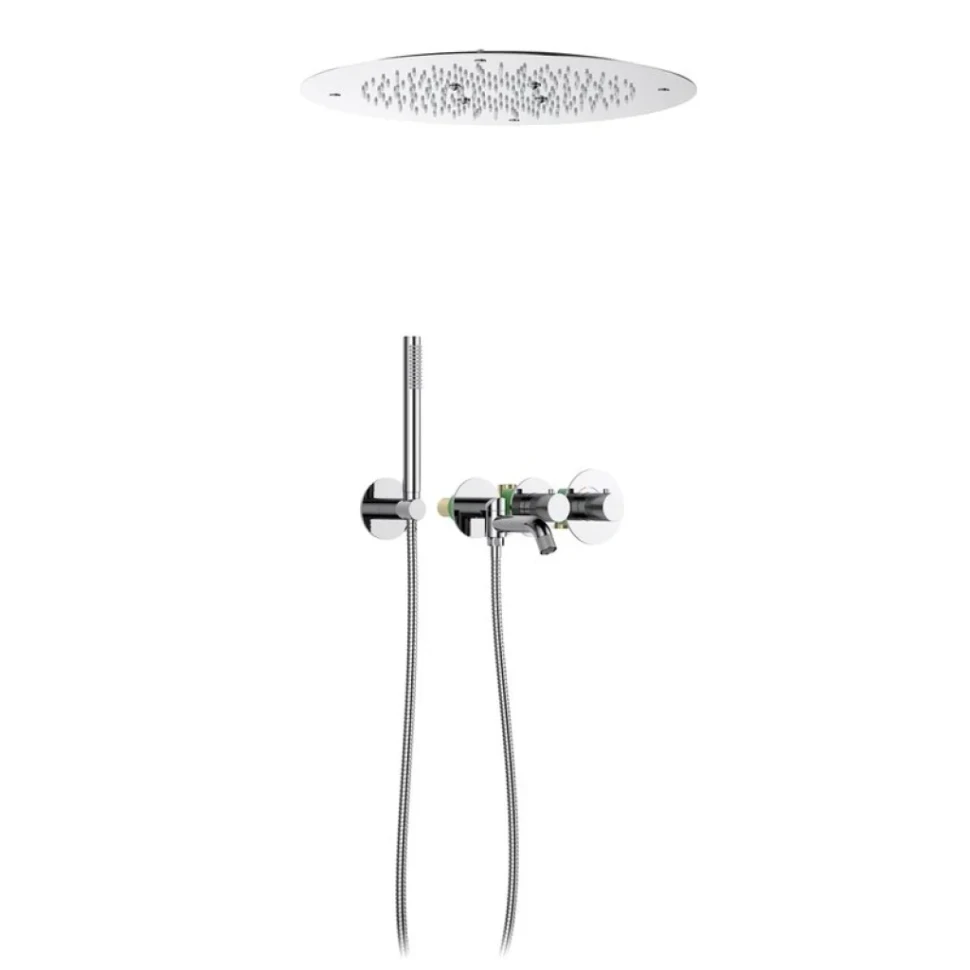 Душевой комплект Timo Petruma SX-2358/00SM С ВНУТРЕННЕЙ ЧАСТЬЮ, с термостатом, хром