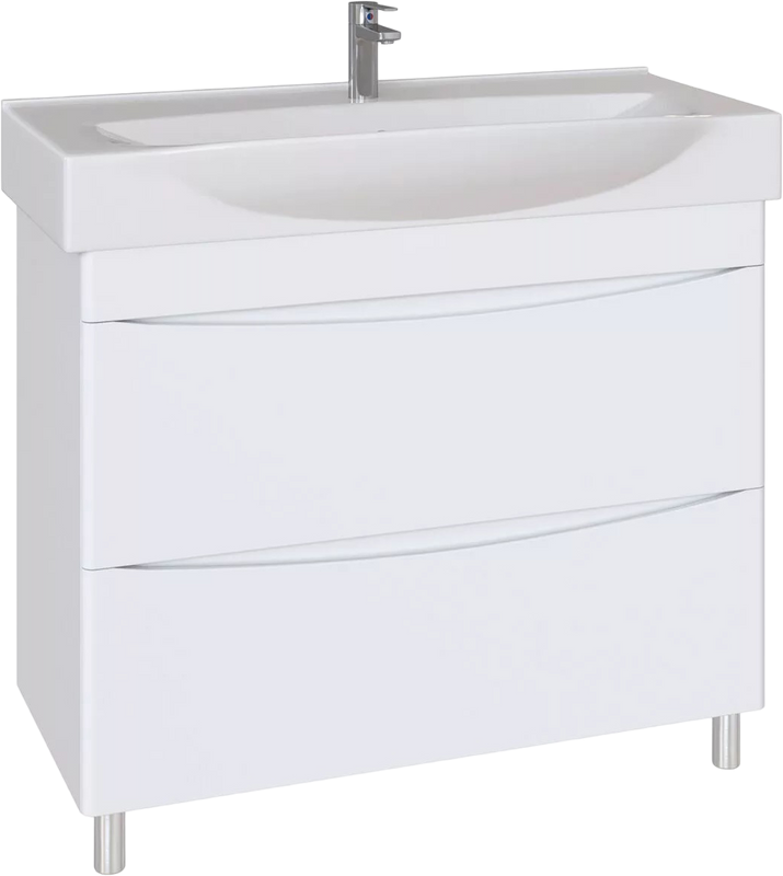 Тумба с раковиной SanStar Smile 105 напольная