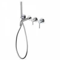 Встраиваемый смеситель для душа и ванны Abber Wasser Kreis AF8130 С ВНУТРЕННЕЙ ЧАСТЬЮ, хром