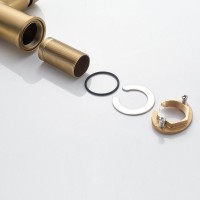 Смеситель для кухни Shevanik S178G золотой сатин, белый