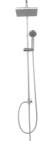 Душевой комплект Термостат Bravat Nizza F6353387CP-01-RUS для ванны с душем + Стойка Fit D283CP-2A-RUS