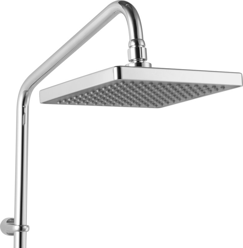 Душевой комплект Термостат Bravat Nizza F6353387CP-01-RUS для ванны с душем + Стойка Fit D283CP-2A-RUS