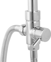 Душевой комплект Термостат Bravat Nizza F6353387CP-01-RUS для ванны с душем + Стойка Fit D283CP-2A-RUS
