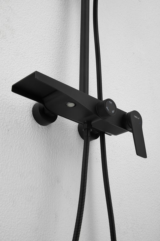 Душевая стойка BELZ B572 B24572-7 матовая черная