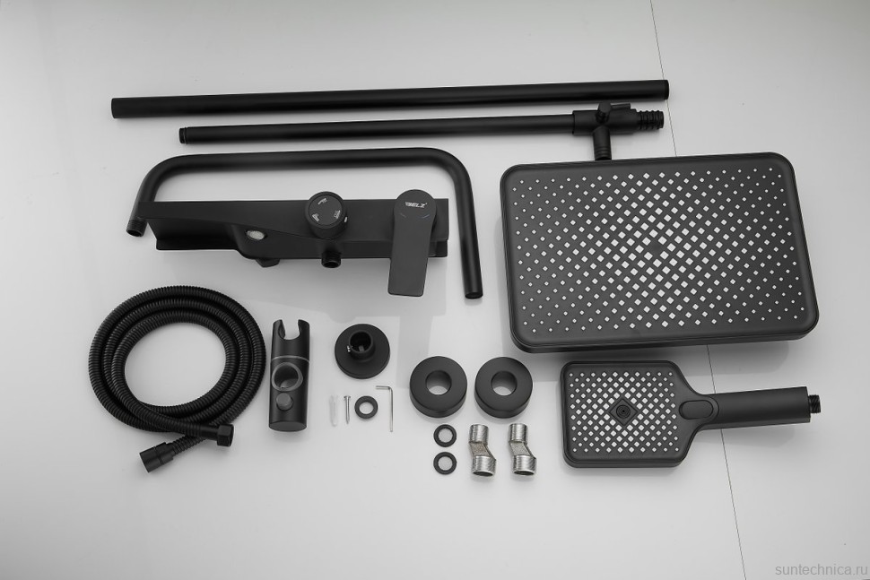 Душевая стойка BELZ B572 B24572-7 матовая черная