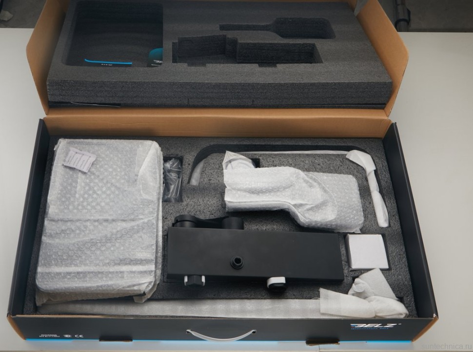 Душевая стойка BELZ B572 B24572-7 матовая черная