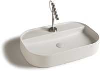 Накладная раковина Galassia SmartB 7400 65 глянцевая белая, прямоугольная, фаянс