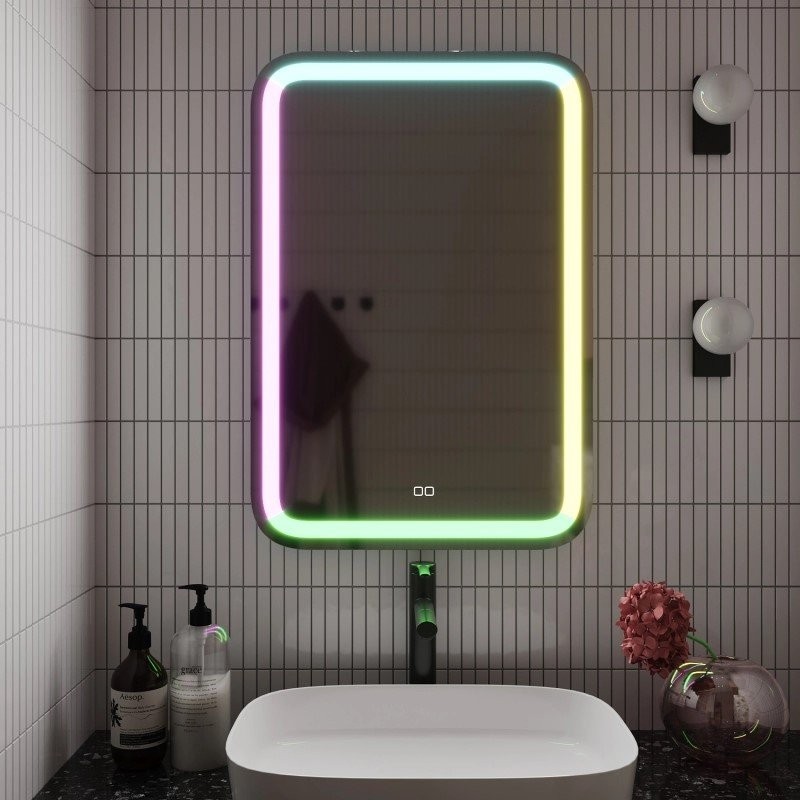 Зеркало Mixline Мальта 55 с RGB подсветкой