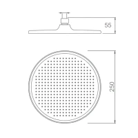 Верхний душ Splenka S451 S451.50.06 черный Верхний душ Splenka S451 S451.50.06 черный
