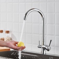 Смеситель для кухни с подключением фильтра Shevanik S428, хром Смеситель для кухни с подключением фильтра Shevanik S428, хром