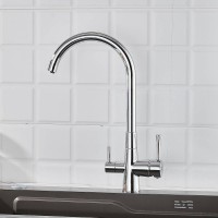 Смеситель для кухни с подключением фильтра Shevanik S428, хром Смеситель для кухни с подключением фильтра Shevanik S428, хром