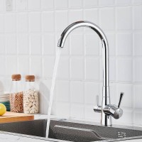 Смеситель для кухни с подключением фильтра Shevanik S428, хром Смеситель для кухни с подключением фильтра Shevanik S428, хром