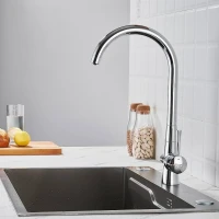 Смеситель для кухни с подключением фильтра Shevanik S428, хром Смеситель для кухни с подключением фильтра Shevanik S428, хром