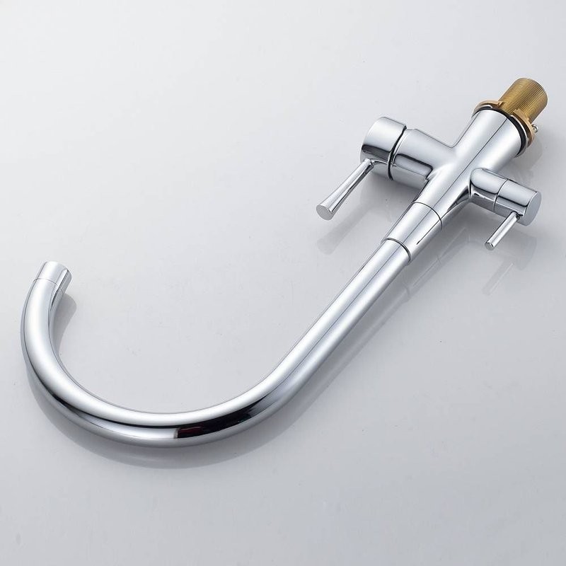 Смеситель для кухни с подключением фильтра Shevanik S428, хром