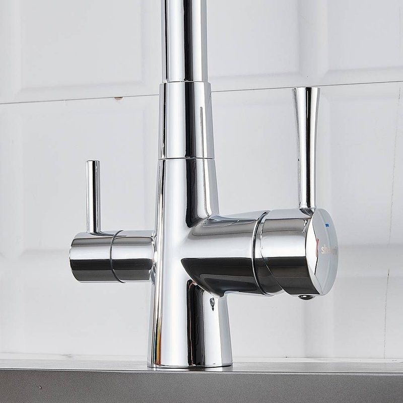 Смеситель для кухни с подключением фильтра Shevanik S428, хром