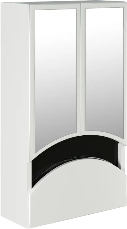 Зеркало-шкаф Mixline Радуга 46 подвесной, черный