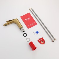 Смеситель для раковины Raglo R21.10.03, золотой сатин Смеситель для раковины Raglo R21.10.03, золотой сатин