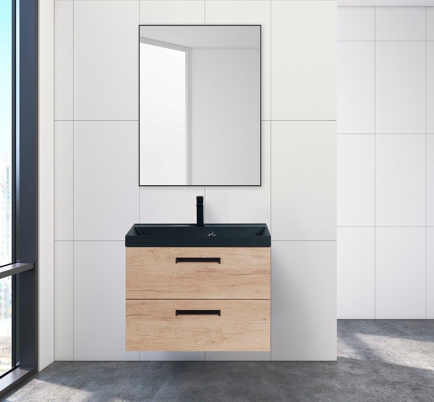 Зеркало BelBagno SPC-AL-600-800 nero