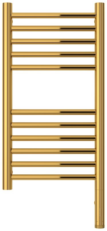 Полотенцесушитель электрический Сунержа Богема 3.1 03-6005-6030 70x35 см, подключение справа, золото, лесенка