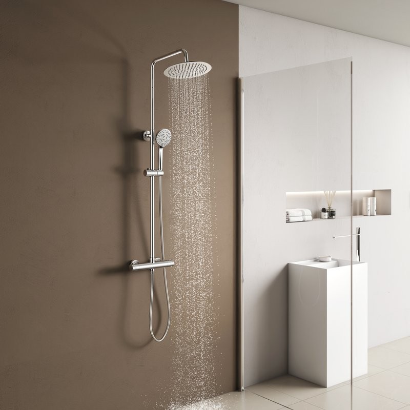 Душевая стойка SantiLine SL-9007 хром