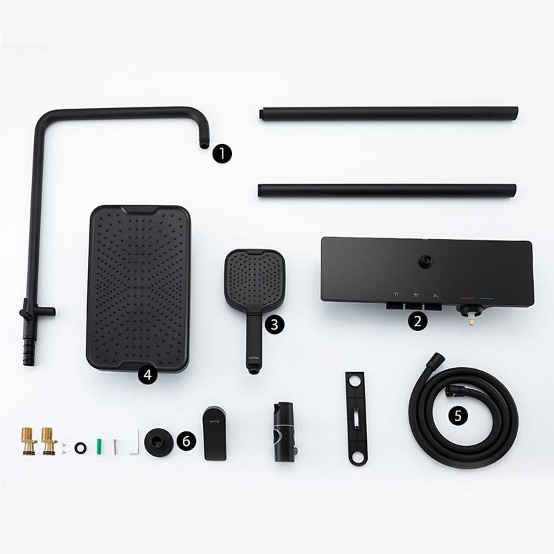 Душевая стойка Gappo G96 G2496-16 черная