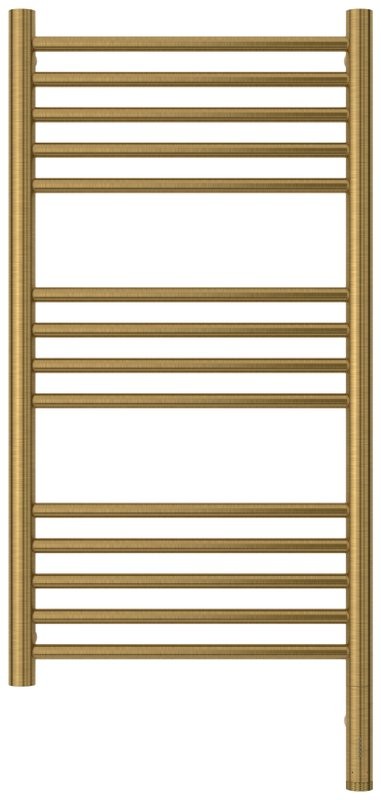 Полотенцесушитель электрический Сунержа Богема 3.1 051-6005-8040 90x45 см, подключение справа, состаренная латунь, лесенка