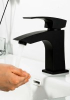 Смеситель для раковины Gappo G07-6 G1007-66 черный Смеситель для раковины Gappo G07-6 G1007-66 черный