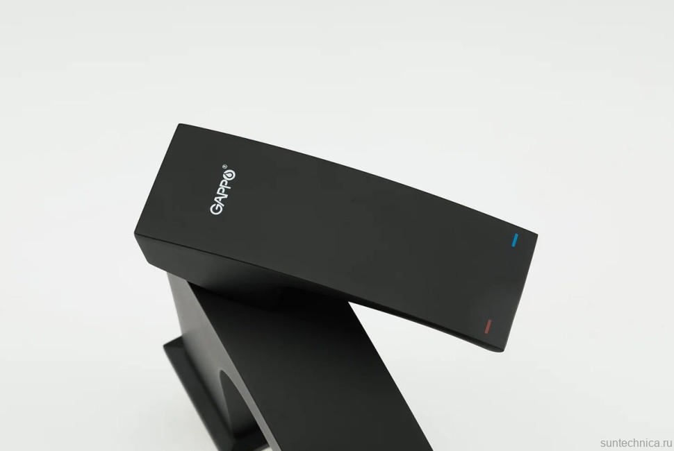 Смеситель для раковины Gappo G07-6 G1007-66 черный