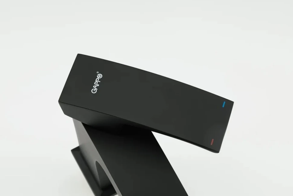 Смеситель для раковины Gappo G07-6 G1007-66 черный