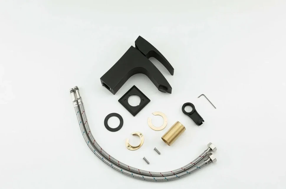 Смеситель для раковины Gappo G07-6 G1007-66 черный
