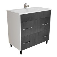 Тумба для ванной "Сура-80" под раковину МАРГО-80 (MIXLINE) (ПВХ) Тумба для ванной "Сура-80" под раковину МАРГО-80 (MIXLINE) (ПВХ)