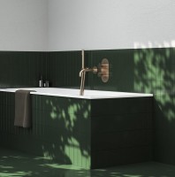 Термостатический смеситель встраиваемый Ravak Espirit ES 063.60RGB.O2.RB07C С ВНУТРЕННЕЙ ЧАСТЬЮ, для ванны с душем, брашированное розовое золото