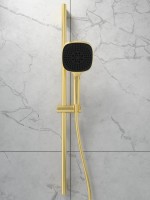 Душевой гарнитур VitrA Core Square A4591725EXP брашированное золото