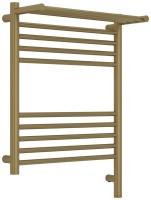 Полотенцесушитель электрический Сунержа Богема 3.1 32-6007-6050 70x55 см, подключение справа, золотой шелк, лесенка, с полкой