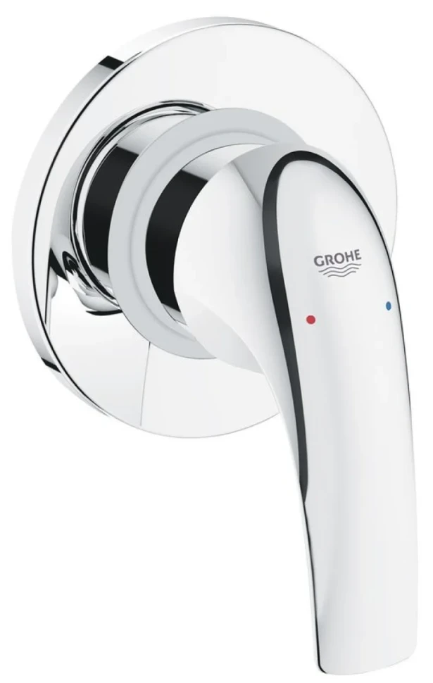Смеситель для душа GROHE BauCurve скрытого монтажа, в комплекте с монтажной частью, хром (29044000)